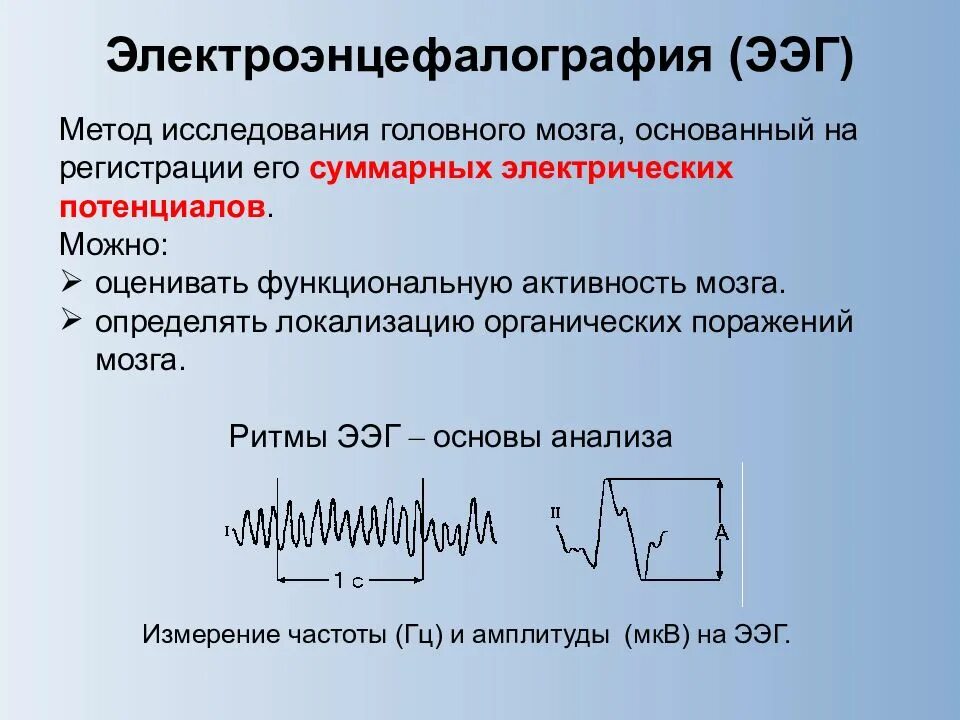 Электроэнцефалография (ЭЭГ) метод. Методы исследования электрической активности мозга. Методы исследования ЭЭГ. Электроэнцефалографические методы исследований. Электрическая активность головного мозга