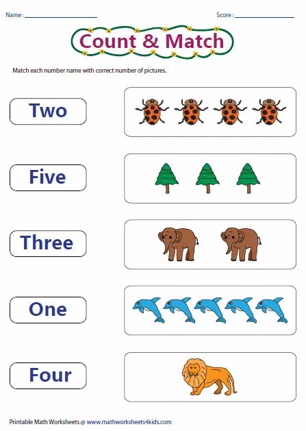 Count 1 to 10 for Kids Worksheets. Count and Match 1 to 10. Numbers matching for Kids. Count to 10 Worksheets for Kids. Numbers 1 5 games