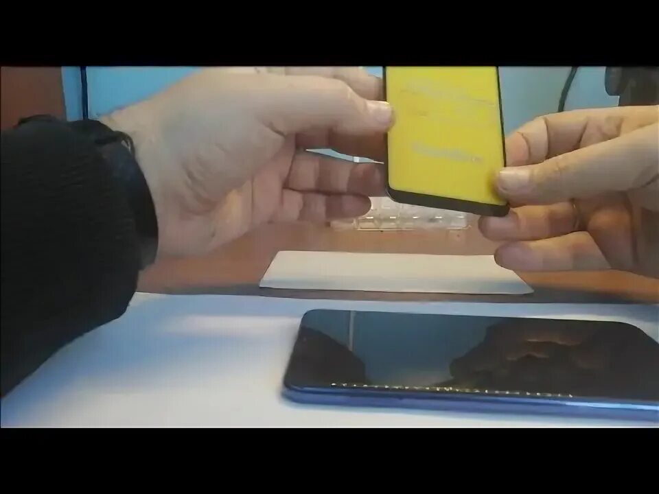 Видео установка стекла на смартфон своими Новинка 2017, розничная продажа, Оригинальная защитная пленка из закаленного сте