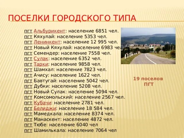 Через сколько на поселок. Посёлок городского типа численность населения. Численность поселка городского типа. Поселок городского типа количество жителей. Какое население у поселка городского типа.