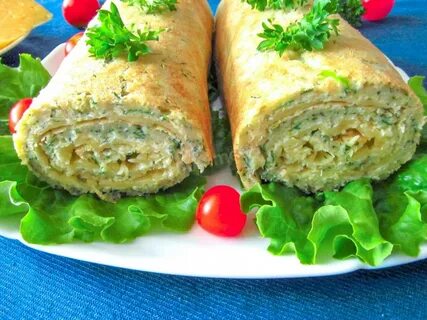Рецепт рулета с овощами