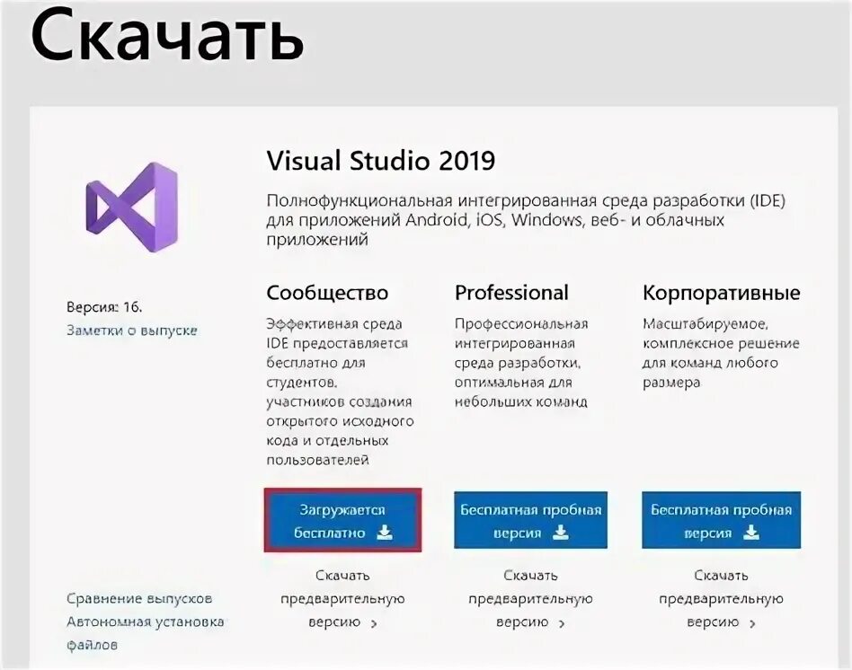 Сколько пробная версия. Установщик Visual Studio. Visual Studio community 2019. Визуал студио 2019. Microsoft Visual Studio community 2019.