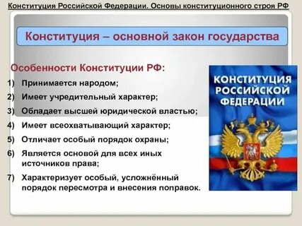 Политические основы статьи конституции