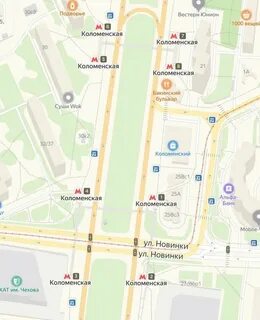 Коломенское какой выход из метро