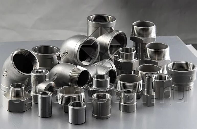 Фитинги для стальной трубы / Steel Pipe Fittings. Фитинги "арматура" AISI 316 полипропилен. Фитинги "арматура" Asci 316 полипропилен. Фитинг 150 с. Купить часть трубы