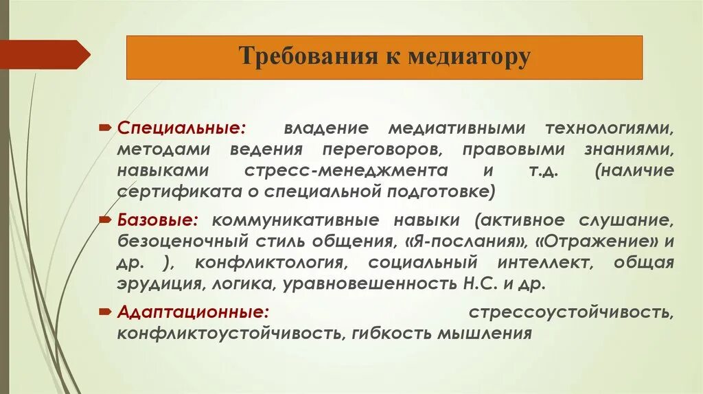 Медиатор вправе. Требования предъявляемые к медиатору. Требования к медиации(медиатор). Требования предъявляемые к профессиональному медиатору. Компетентность медиатора.