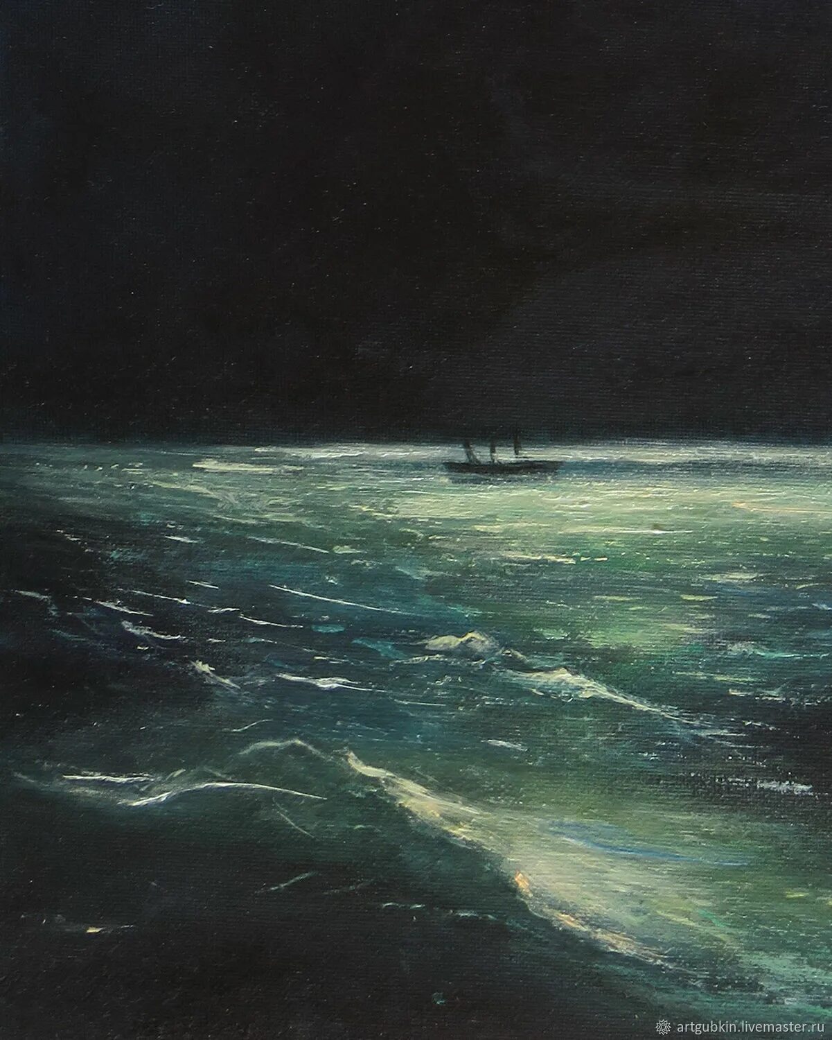 Айвазовский чёрное море картина. Айвозовский “черное море”.. Ночь на черном море Айвазовский.