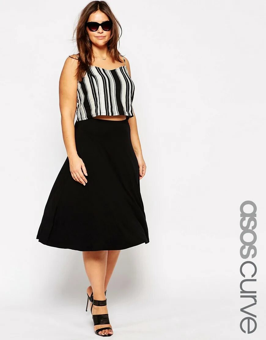 Юбка миди для полных. Юбка asos curve. юбка миди на полных девушек. расклешенные юбки для полных.