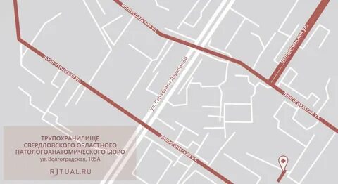 Волгоградская екатеринбург на карте