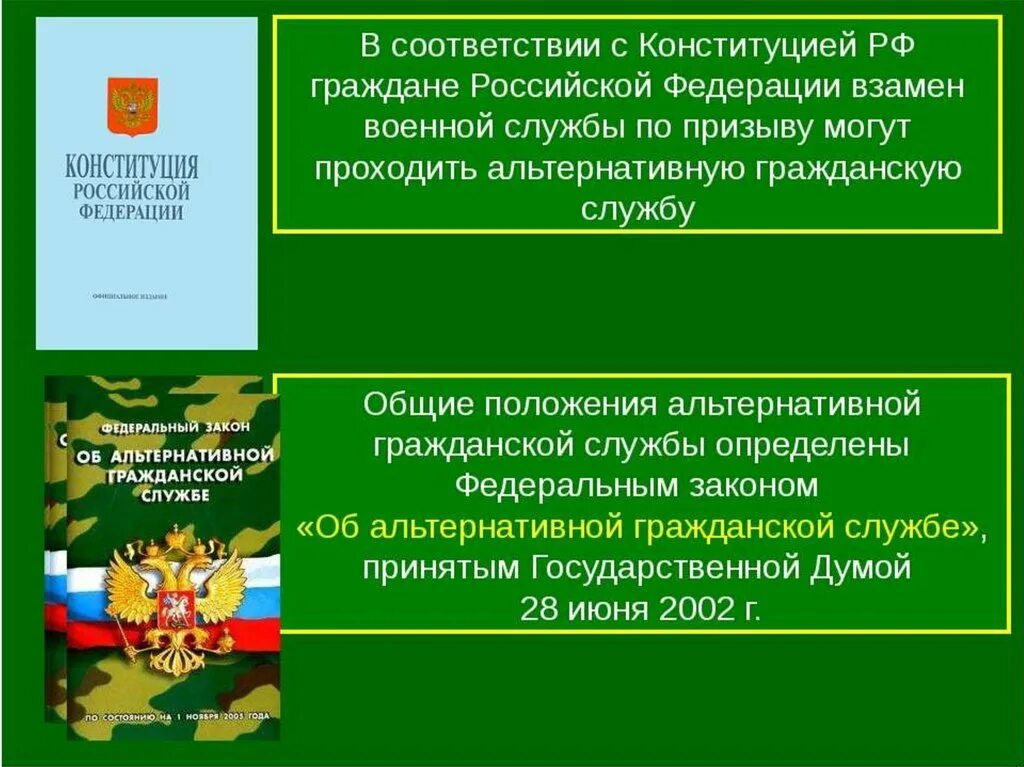 Альтернативная служба в российской федерации. Основные положения ФЗ об альтернативной гражданской службе. Альтернативная Гражданская служба. Альтернативная Гражданская служба в РФ. Альтернативная Гражданская служба в армии.