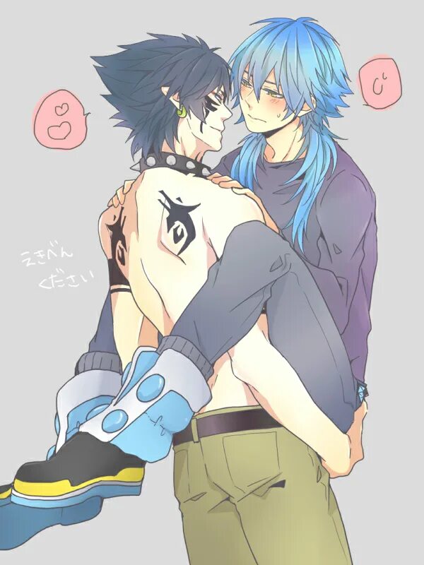 Аоба Сэрагаки и РЕН. DRAMATICAL Murder Aoba. DMMD Аоба и РЕН. Санзу яой