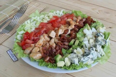 Салат полосками