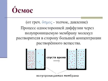 Осмос это
