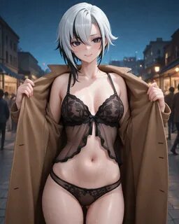 Post for those who like: 1girls, ai_generated, arlecchino(genshin_impact), ...