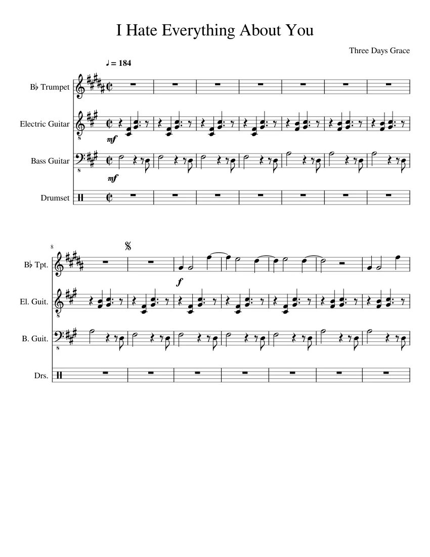 Hated аккорды. I hate everything about you Ноты. I hate everything about you three Days Grace Ноты. I hate everything about you Ноты для барабанов. I hate everything about you Ноты для фортепиано.