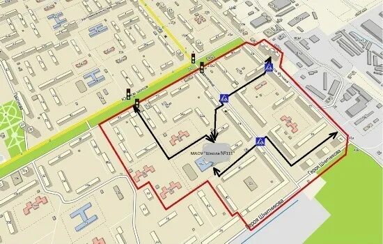 Победы 5 карта. Тюменская Слобода микрорайон на карте Тюмень. Зеленый проспект 23/43. Карта школы. Схема улицы.