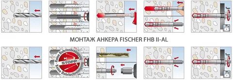 Хим анкера монтаж
