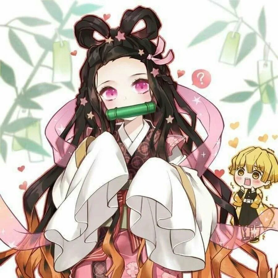 Незука зеницу. Клинок рассекающий демонов нэзуко. Demon slayer nezuko x zenitsu. Nezuko and zenitsu. Незуко камадо демон.