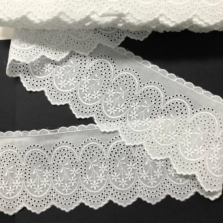 Тесьма-шитье t1741-1 белый. Кружевная ткань хб. Кружево шитье. Кружево шитье. Пришить шторную ленту.
