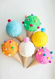 Аппликация мороженое