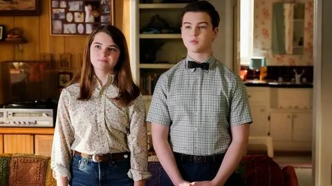 Missy and Sheldon in Young Sheldon.