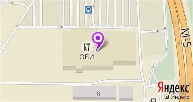 магазины оби на карте