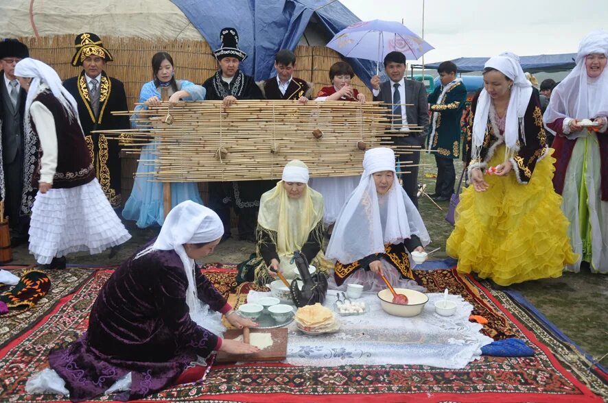 Наурыз той. Праздник Наурыз в ауле. Праздник дастархан в Казахстане. Разработка традиции казахского народа-.