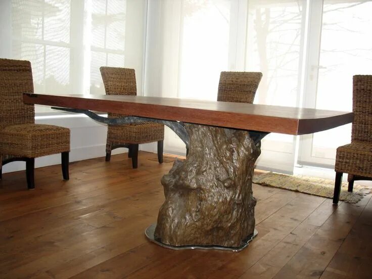 Tables made of wood