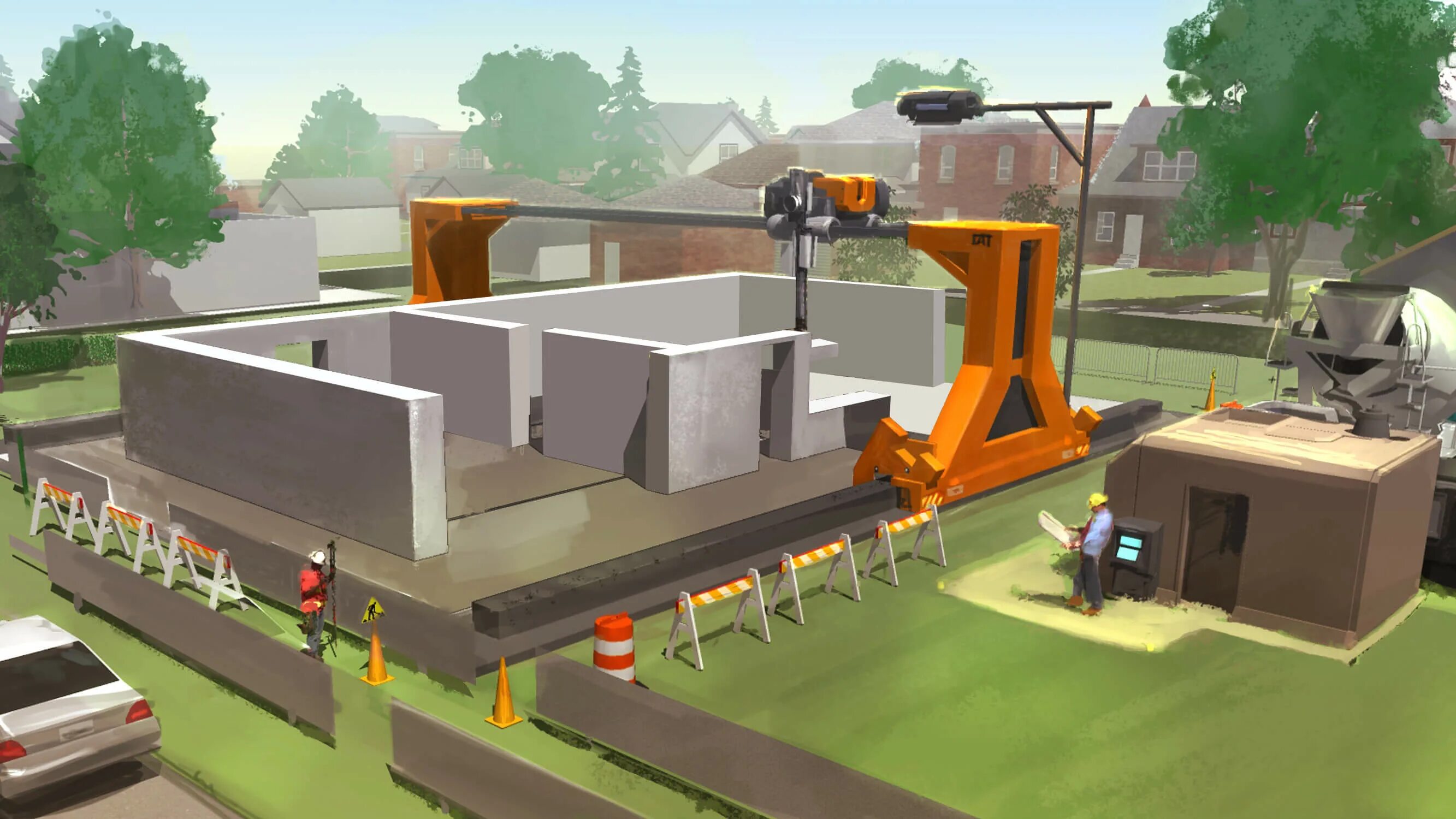 Building printing