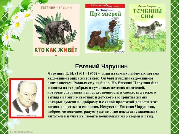 Читательский дневник кабан. Биография е Чарушина 4 класс. Е И Чарушин биография для 4 класса.