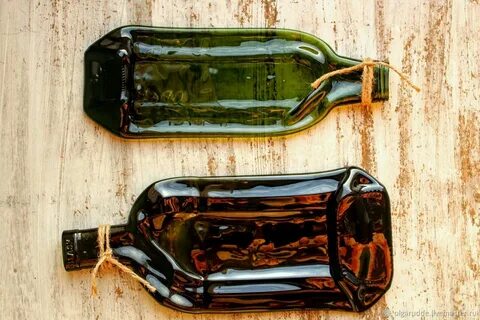 Тарелка из бутылки