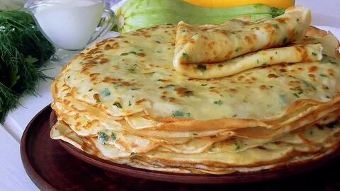 Блины из кабачков без молока
