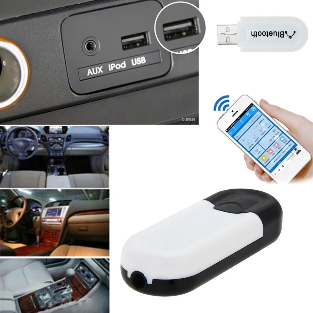 Создай bluetooth. Адаптер car USB Bluetooth aux. Блютуз модуль для автомагнитолы USB. Bluetooth 5.2 -aux адаптер 3,5 мм. Аудио беспроводной USB Bluetooth aux.