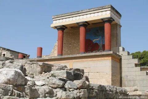 В знаменитом кносском дворце