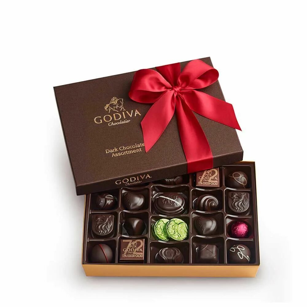 Годива дарк шоколад. Godiva шоколад ассорти. Шоколад в подарок. Подарочный шоколад.