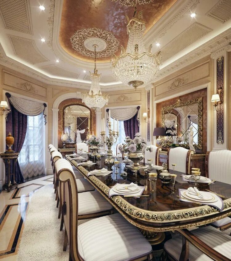 Также богато. Luxury Mansion Interior столовая. Дворец Усманова в Рублевке. Ницца особняки роскошь лакшери. Дворец Алишера Усманова.