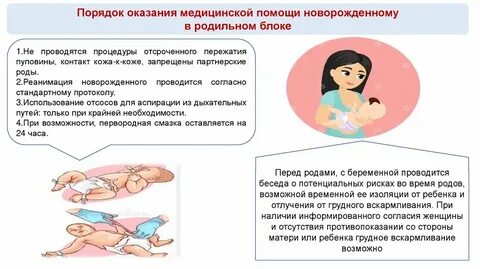 Оказание помощи новорожденному