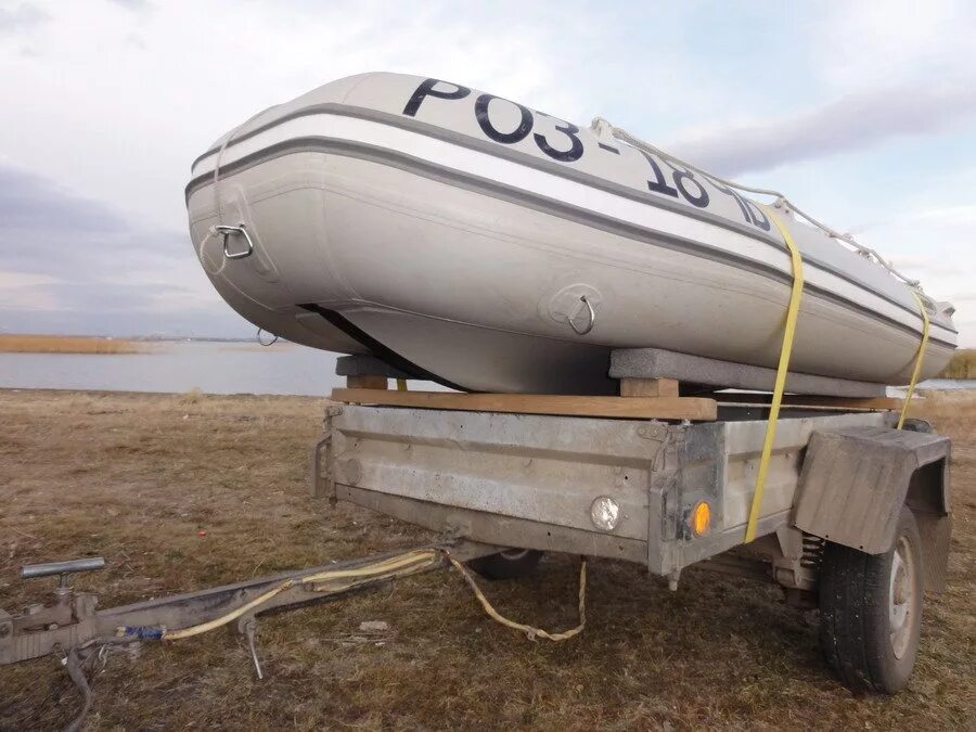 Перевозка пвх на прицепе