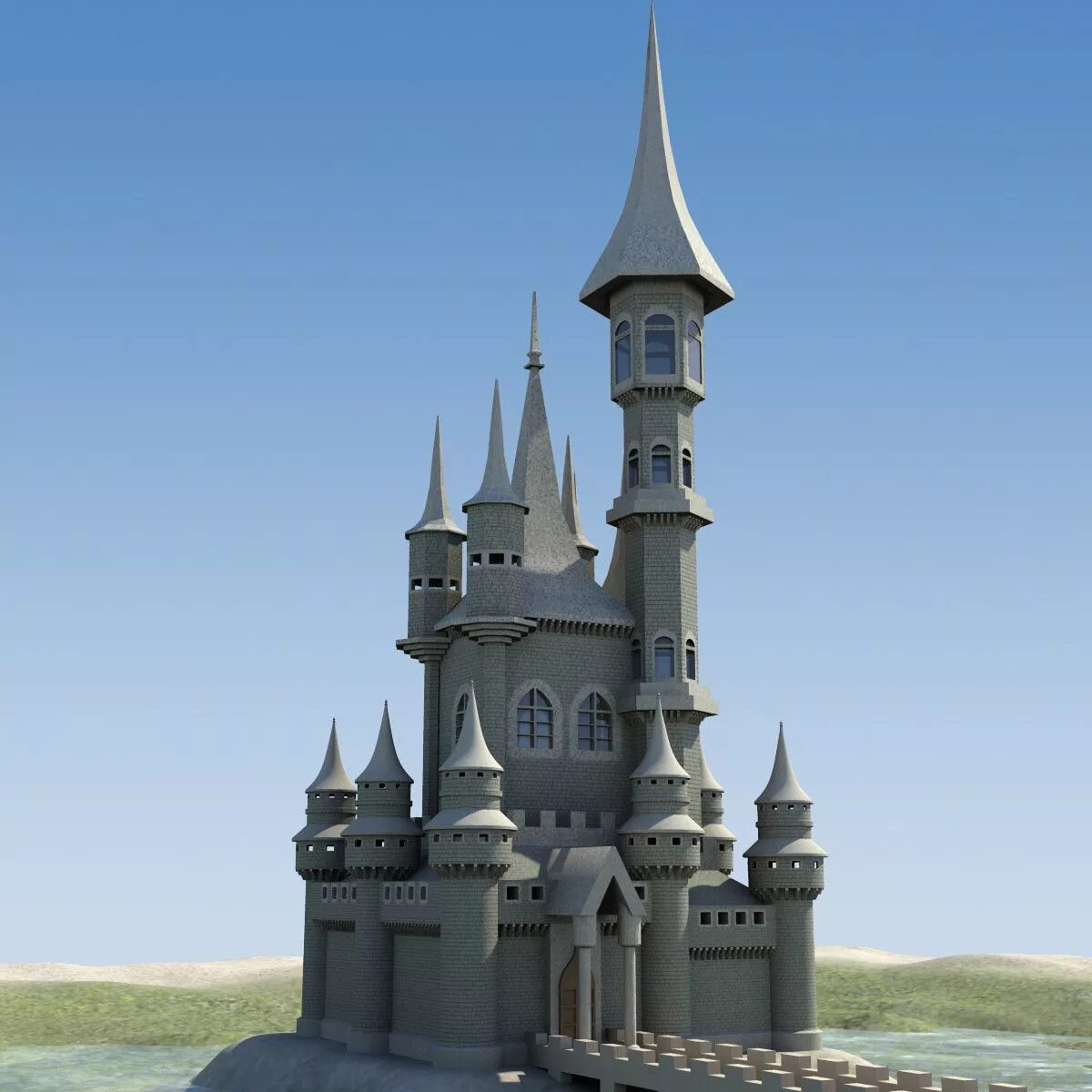 Замок 3 д. Замок в 3d Max. Мини замок 3ds Max. Замок в 3d 3d Max. Castle референс.