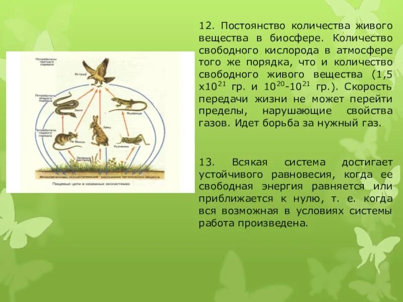 Закон постоянства живого вещества биосферы пример БИОСФЕРА И ЧЕЛОВЕК Биосфе ра оболочка