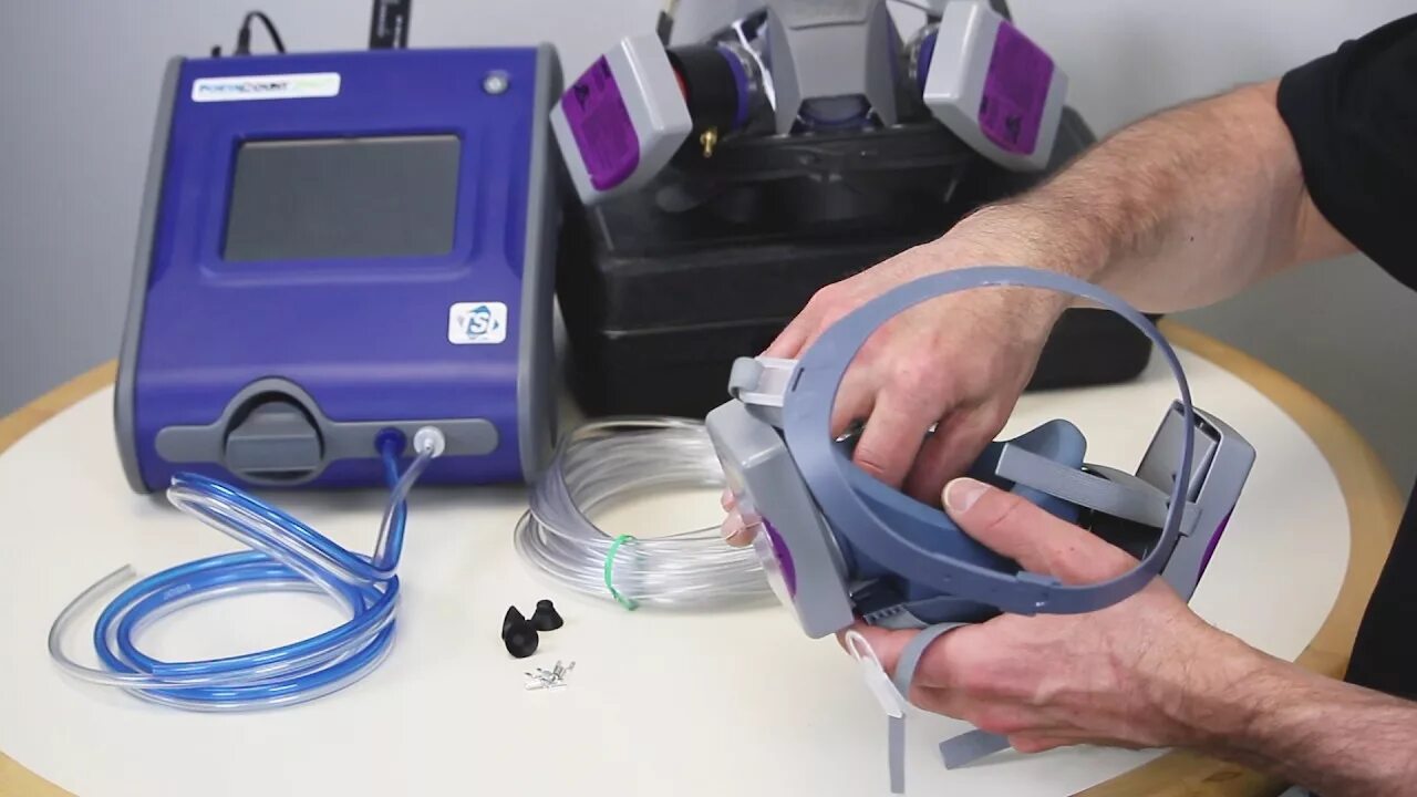 Fit testing. Tsi portacount® respirator fit tester models 8030. тест-комплект 3m™ ft-10. drager fit test adapter a. printer respirator.