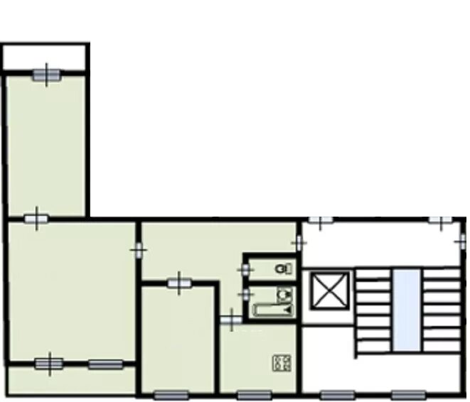 Купить 3-комнатную квартиру, 58.3 м² по адресу Санкт-Петербург, Шувалово-Озерки,