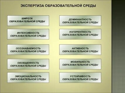 Экспертиза образовательной среды