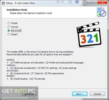 K lite codec pack русский