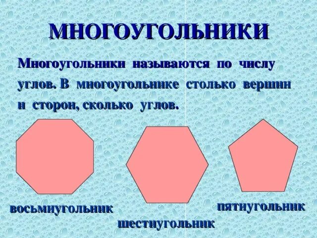 Углы вершины стороны многоугольника. Названия многоугольников. Многоуголник називает. Многоугольные фигуры названия. Правильные многоугольники названия.