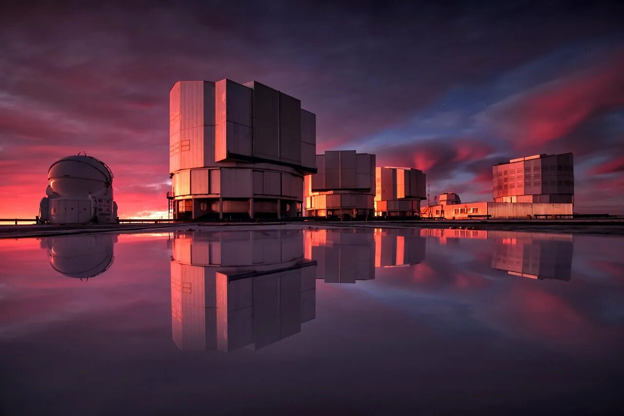Южная обсерватория. Паранальская обсерватория (vlt), чили. европейская южная обсерватория (eso). очень большой телескоп – very large telescope (vlt). телескоп vlt европейской южной обсерватории.
