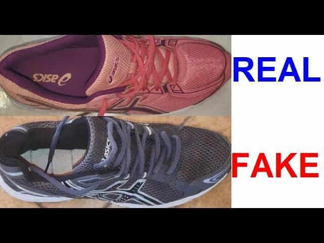 Как отличить асикс. Original and fake ASICS Shoes.