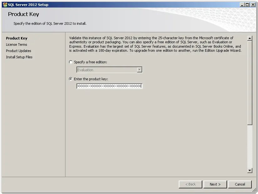 Validate installation