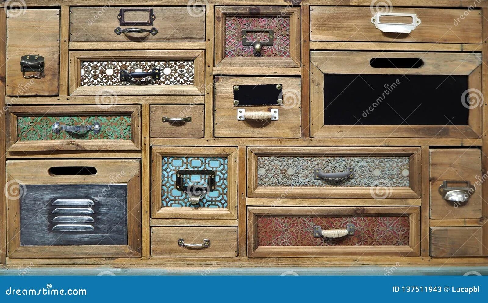 Colored chests