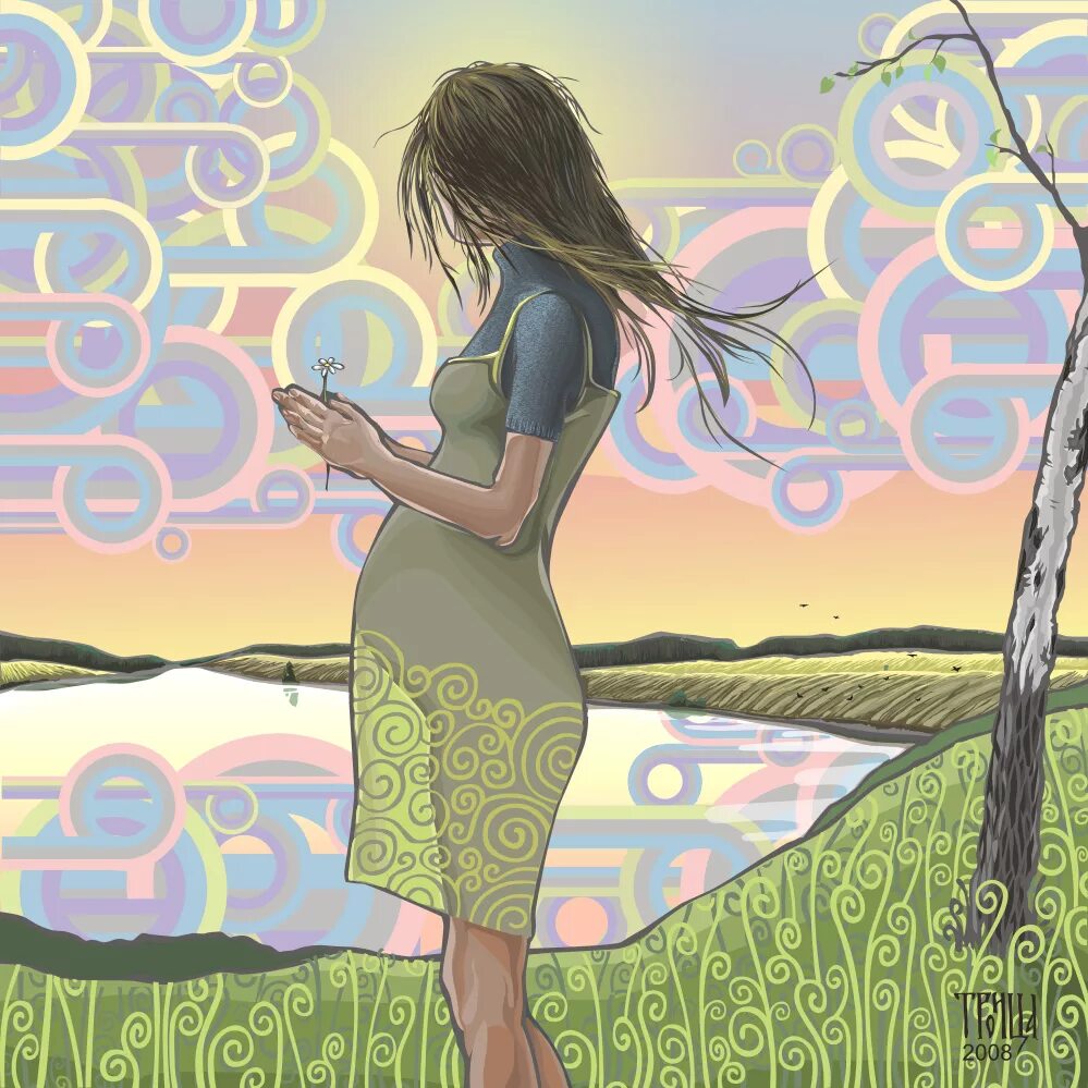 Беременность иллюстрации. Рисунок беременной девушки. Иллюстрации счастье. В предвкушении лета